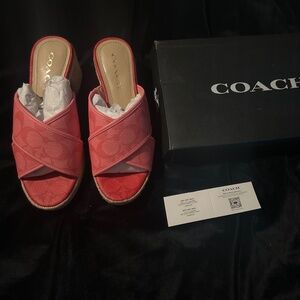 Coach sandals